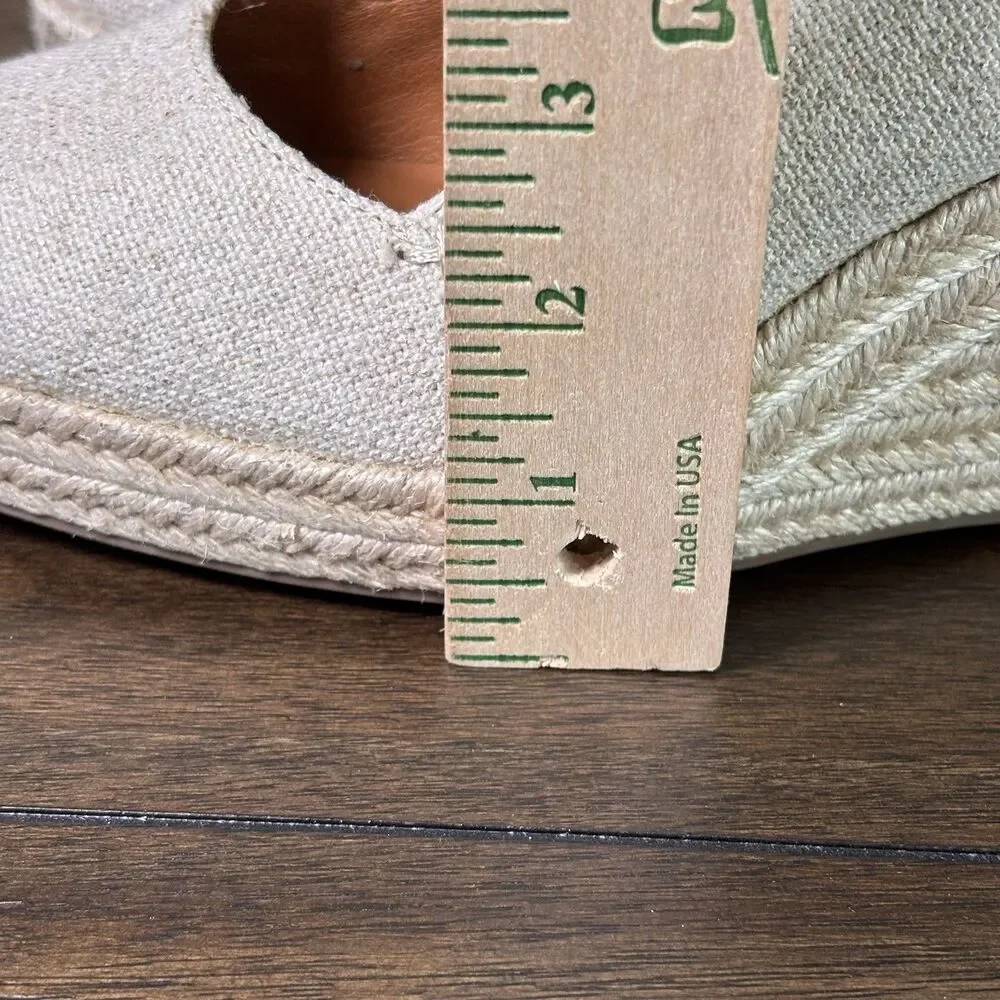 Lucky Brand lk Imula Wedge Natural Weave Size 8.5